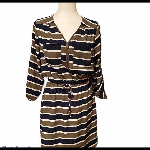 Stella Tweed Stripe Dress Sz Medium - Picture 1 of 16